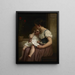 Die ersten Dornen des Wissens - Hugues Merle — gerahmtes Bild an der Wand