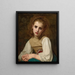 Junge Schönheit - Hugues Merle — gerahmtes Bild an der Wand