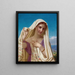 Junge Frau mit Schleier - Hugues Merle — gerahmtes Bild an der Wand
