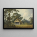 Sommerhaus mit Gitterfenstern in voller Länge - Humphry Repton — gerahmtes Bild an der Wand