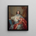 Charles de Saint-Albin Erzbischof von Cambrai - Hyacinthe Rigaud — gerahmtes Bild an der Wand