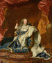 Louis XV König von Frankreich und Navarra - Hyacinthe Rigaud — Ansicht des Kunstwerks