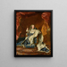 Louis XV König von Frankreich und Navarra - Hyacinthe Rigaud — gerahmtes Bild an der Wand