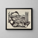 Par la route du Nord-Ouest - Ida Abelman — gerahmtes Bild an der Wand
