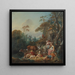 Idylle rurale - François Boucher — gerahmtes Bild an der Wand