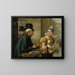 Le volailler - Ignace Brice — gerahmtes Bild an der Wand