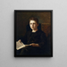 Portrait des jungen Oskar Fraenkel - Ignace Spiridon — gerahmtes Bild an der Wand