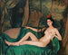 Madame Souty allongée sur un sofa - Ignacio Zuloaga — Ansicht des Kunstwerks