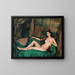 Madame Souty allongée sur un sofa - Ignacio Zuloaga — gerahmtes Bild an der Wand