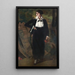 Mademoiselle Souty - Ignacio Zuloaga — gerahmtes Bild an der Wand