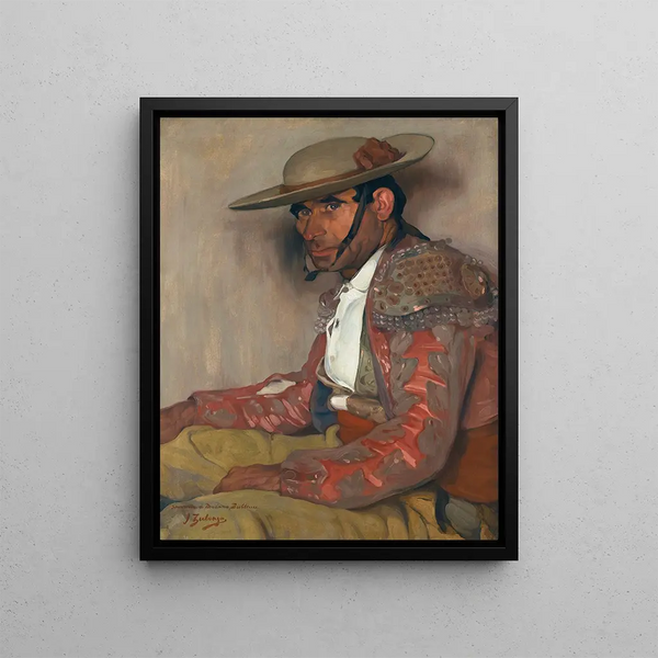 Der Picador El Coriano - Ignacio Zuloaga — gerahmtes Bild an der Wand