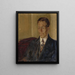 Portrait eines Mannes - Ignacy Pinkas — gerahmtes Bild an der Wand