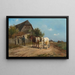 Besuch beim Winzer - Ignaz Ellminger — gerahmtes Bild an der Wand