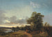 Flusslandschaft im Abendlicht mit dekorativen Figuren - Ignaz Raffalt — Ansicht des Kunstwerks