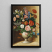 Vase mit Gartenzweigen - Ignác Klimkovič — gerahmtes Bild an der Wand