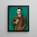 Portrait de Robert von Mendelssohn - Ilona Singer — gerahmtes Bild an der Wand
