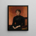 Portrait von Elizaveta Zvantseva - Ilya Efimovich Repin — gerahmtes Bild an der Wand