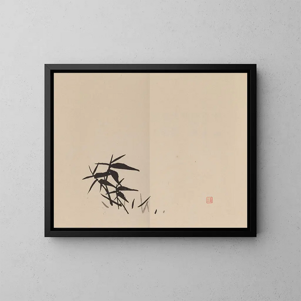 Kein Werk mit dem Titel "Keinen shugajo Pl01" ist in der Kunstgeschichte bekannt. - Imao Keinen — gerahmtes Bild an der Wand