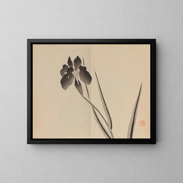 Kein Werk mit dem Titel "Keinen shugajo Pl21" ist in der Kunstgeschichte bekannt. - Imao Keinen — gerahmtes Bild an der Wand