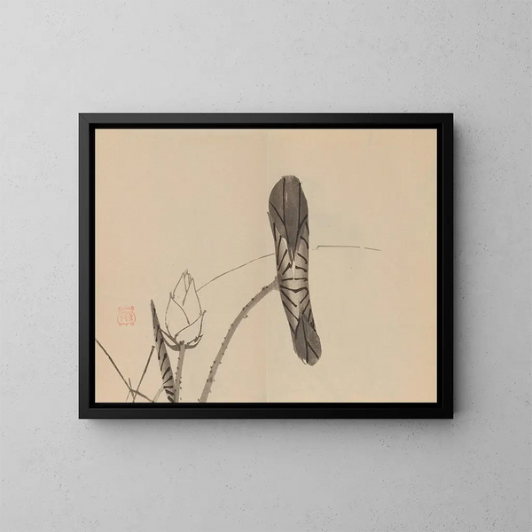 Keinen shugajō Pl. 43 - Imao Keinen — gerahmtes Bild an der Wand