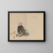 Keine im Kunstgeschichte bekannte Arbeit mit dem Titel "Keinen shugajo Pl76". - Imao Keinen — gerahmtes Bild an der Wand
