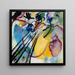 Improvisation 26 Aviron - Wassily Kandinsky — gerahmtes Bild an der Wand