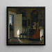 Innenraum - Carl Holse — gerahmtes Bild an der Wand