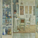 Innenraum- Gemälde weiß - Carl Moll — Ansicht des Kunstwerks