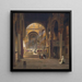 Innenansicht der Palastkapelle in Palermo, Italien - Martinus Rrbye — gerahmtes Bild an der Wand