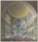 Innenansicht der Hagia Sophia mit knienden und stehenden Türken - Prosper Marilhat — Ansicht des Kunstwerks