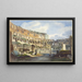 Innenansicht des Kolosseums - Ippolito Caffi — gerahmtes Bild an der Wand