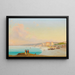 Nice - Ippolito Caffi — gerahmtes Bild an der Wand