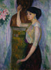 Portrait de Madame Ise Morsing - Isaac Grünewald — Ansicht des Kunstwerks