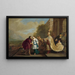 Pharao rend Sarah à Abraham - Isaac Isaacsz — gerahmtes Bild an der Wand