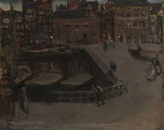 Isaac Israls - Damrak at night.webp