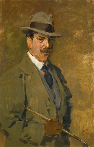 Isaac Israls - Huntsman holding a riding crop.webp
