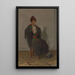Dame sitzend in spanischem Kleid - Isaac Israëls — gerahmtes Bild an der Wand