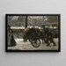 Le Prinsengracht in der Nähe des Noordermarkt Amsterdam - Isaac Israëls — gerahmtes Bild an der Wand