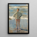 Junge Junge am Strand - Isaac Israëls — gerahmtes Bild an der Wand