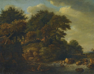 Landschaft mit Wasserfall - Isaac Koene — Ansicht des Kunstwerks