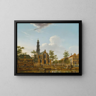 Isaac Ouwater - View Of The Westerkerk Seen From Across The Keizersgracht Amsterdam.webp