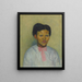 Das afrikanische Mädchen - Isaac Rosenberg — gerahmtes Bild an der Wand