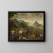 Gott schuf die Tiere der Welt - Isaac van Oosten — gerahmtes Bild an der Wand