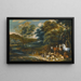 Der Garten Eden - Isaac van Oosten — gerahmtes Bild an der Wand