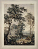 Landschaft im arkadischen Stil mit Palastarchitektur - Isaac de Moucheron — Ansicht des Kunstwerks