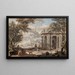 Landschaft im Arcadien - Isaac de Moucheron — gerahmtes Bild an der Wand