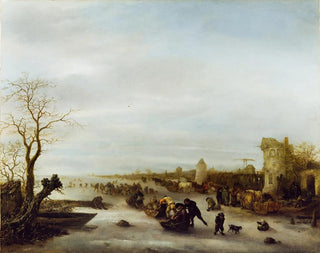 Isaac van Ostade - A Winter Scene.webp