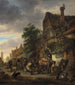 Arbeiter vor einer Gaststätte - Isaac van Ostade — Ansicht des Kunstwerks