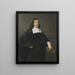 Portrait eines Gentlemans - Isaack Luttichuys — gerahmtes Bild an der Wand