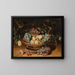 Stillleben mit Trauben - Isaak Soreau — gerahmtes Bild an der Wand